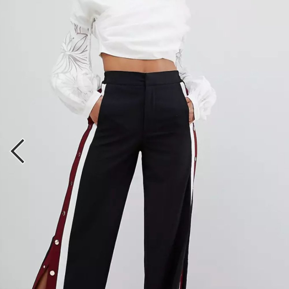 Parallel Lines Snap Trousers